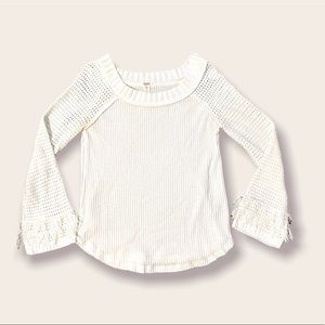 Altar’d State white long sleeve knit top
